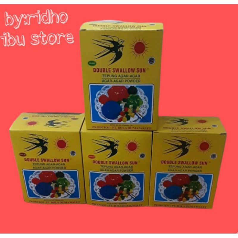 

0AGAR AGAR DOUBLE SWALLOW SUN CAP WALET 7Gr