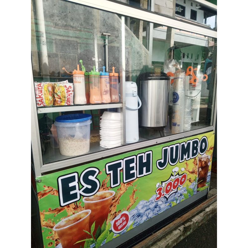 Grobak aluminium roda bekas jualan