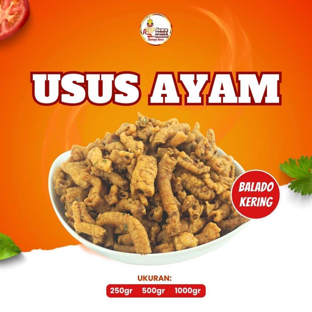 

USUS CRISPY JUARA NGEMIL 250 Gram Original