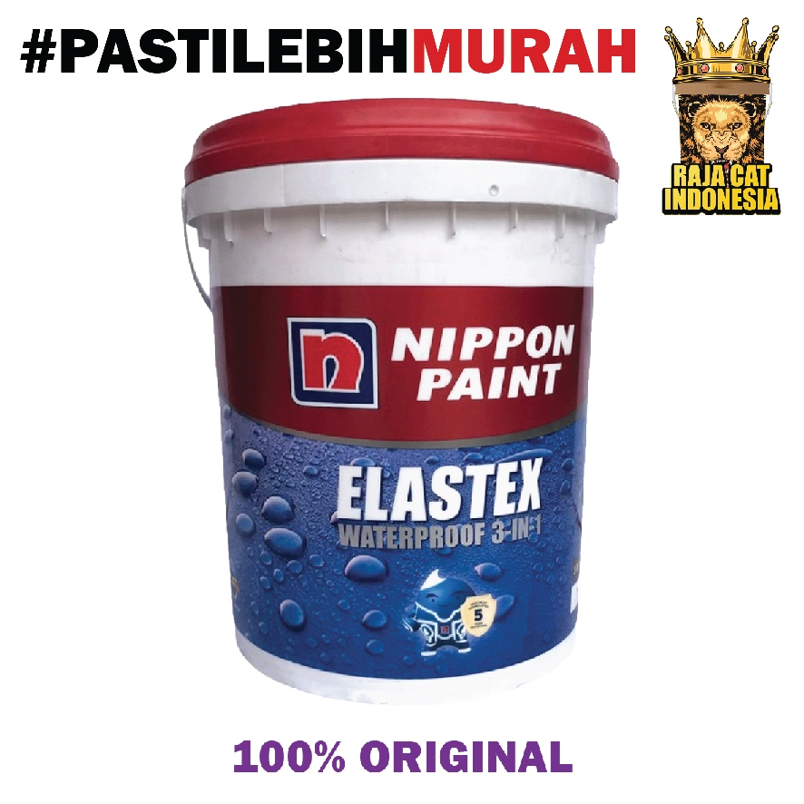 Cat Tembok Pelapis Anti Bocor Nippon Paint Elastex 20 Kg Pail