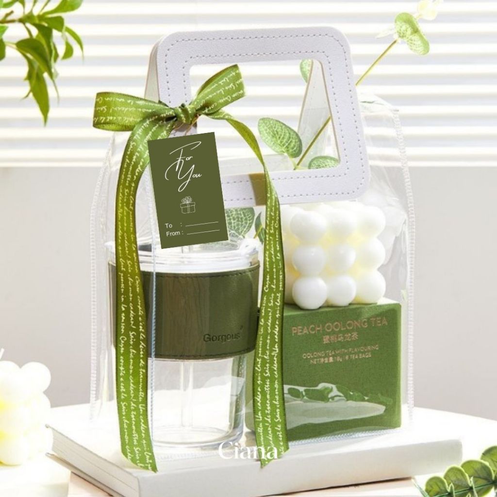 

Kado Gift Set | Hampers | Tumbler Candle and Tea Gift Set