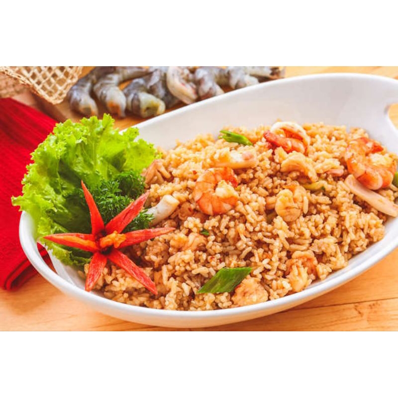 

Nasi goreng seafood & ayam