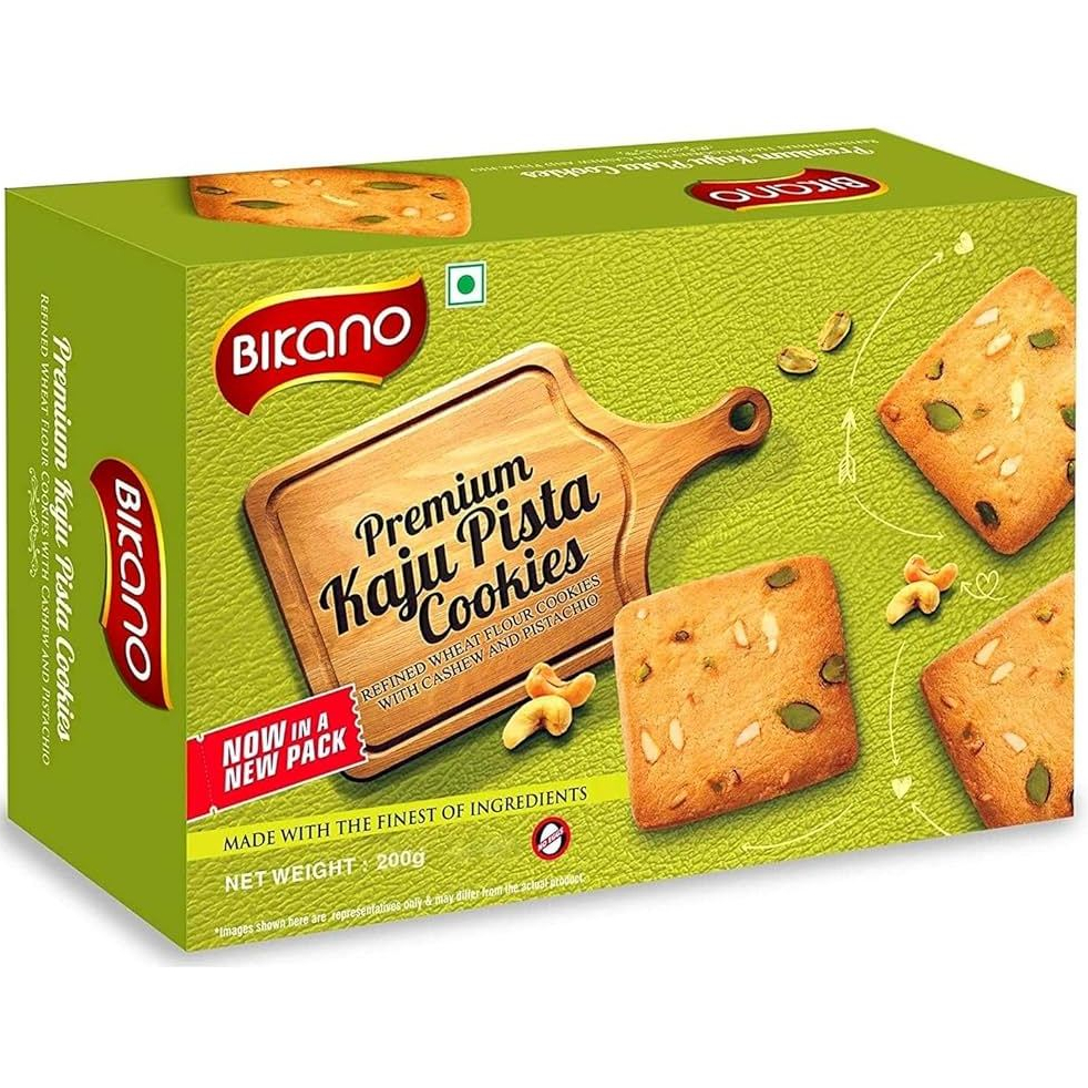 

KAJU PISTA COOKIES PREMIUM BIKANO 200 GM / Biscuit / Kukis