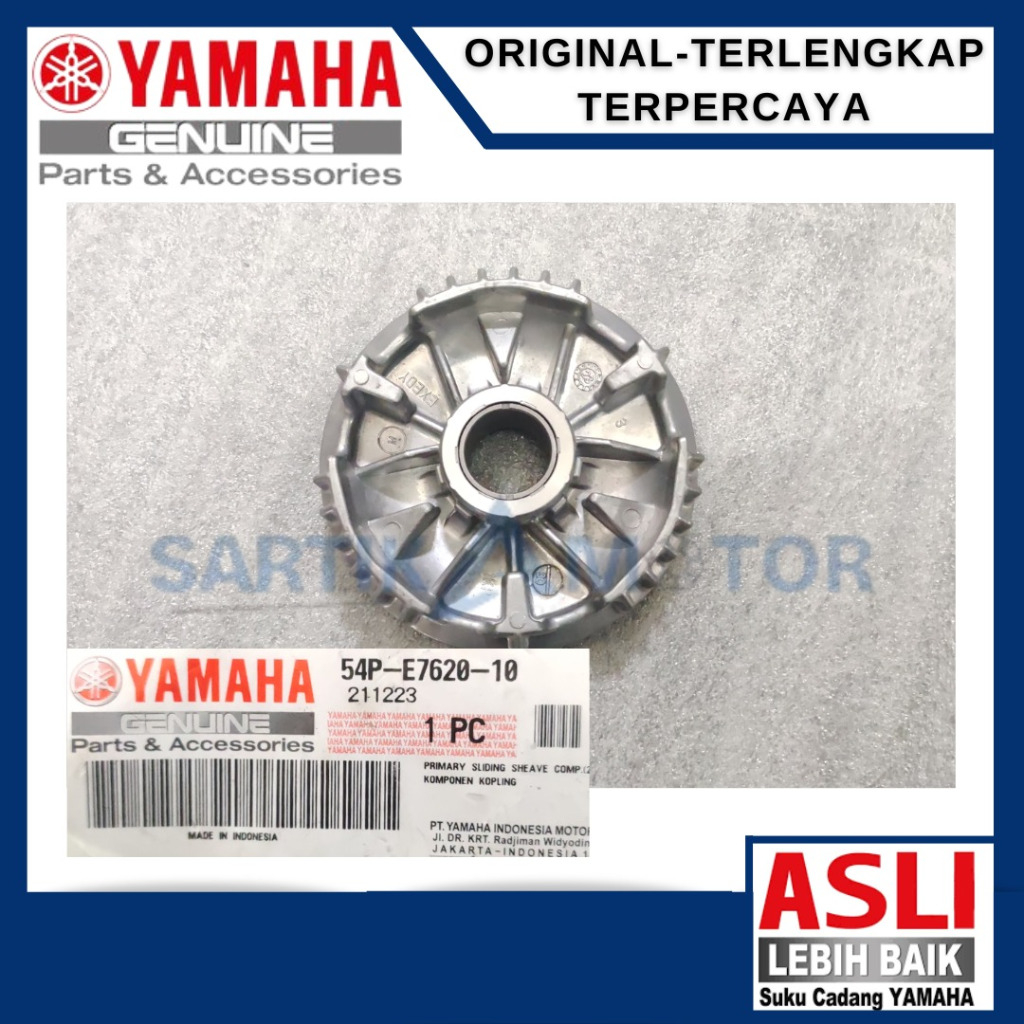 Primary Sliding Sheave Comp Rumah Roller Yamaha Soul GT ( 54P-E7620-10 ) 100% ORIGINAL Yamaha