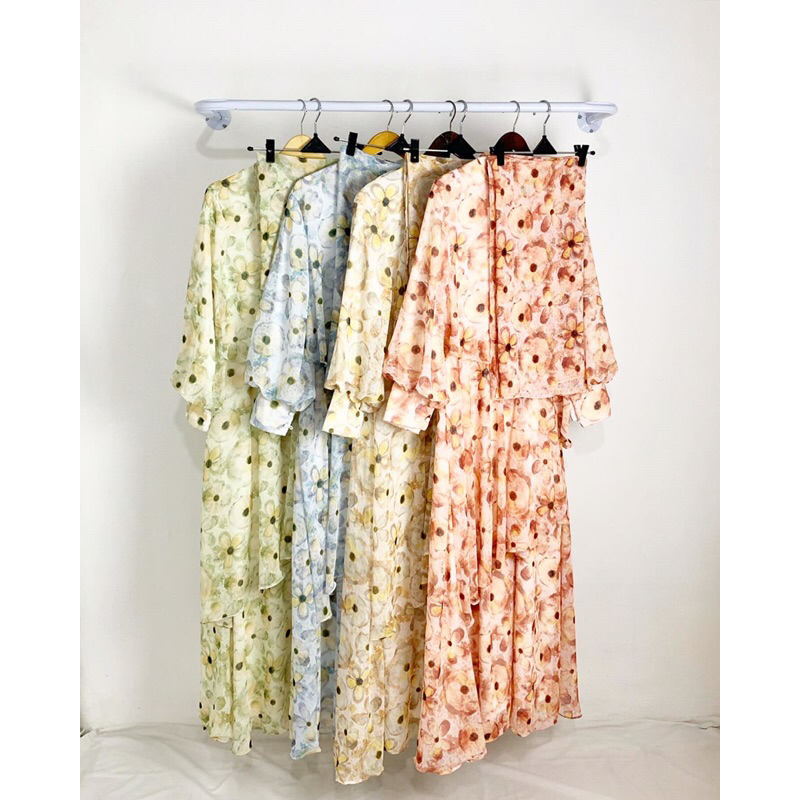 Milen dress- dress ceruti motif flower