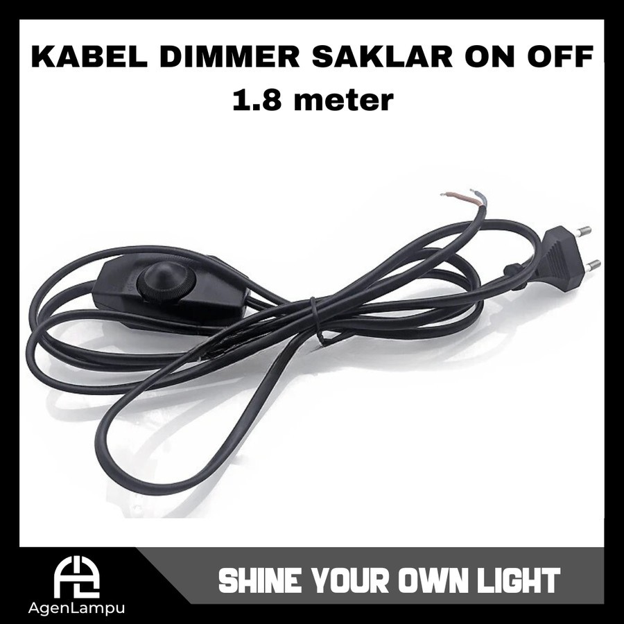 KABEL SAKLAR AC ON OFF DIMMER / CABLE POWER LAMPU LED HIAS STEKER