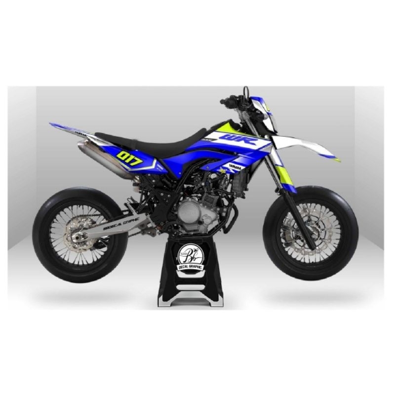 COD Decal wr 155 stiker wr155 decal Supermoto stiker supermoto decal wr155 terbaru