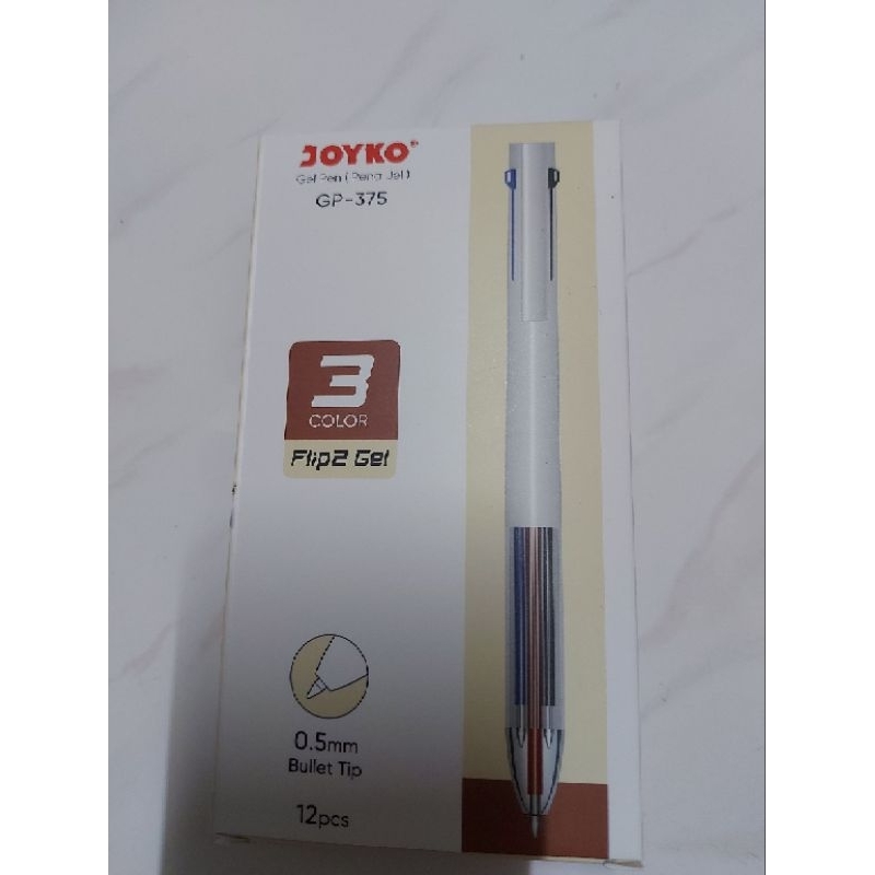 

GEL PEN GP-375 3 WARNA JOYCO