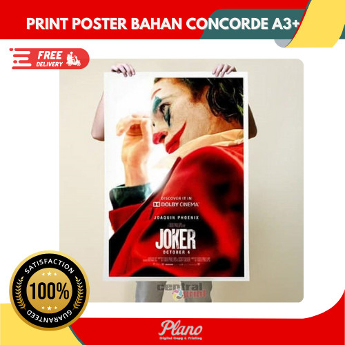 

CETAK PRINT POSTER BAHAN CONCORDE A3+ HIGH QUALITY