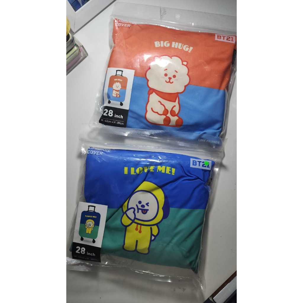 [READY STOCK] BT21 LUGGAGE COVER 28 INCH