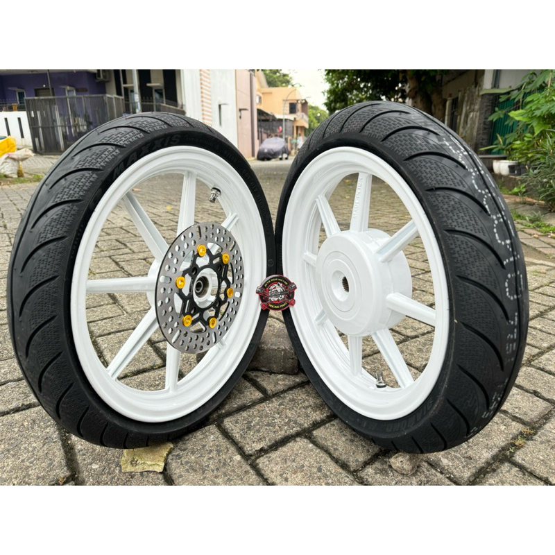 VELG RACING ROSSI RING 14 PLUS BAN MAXXIS DIAMOND MIO SPORTY SMILE NOUVO FINO MIO M3 MIO GEAR MIO Z 