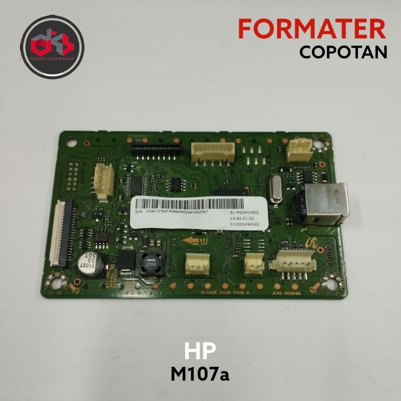 Formater board 107 HP laserjet m107a copotan