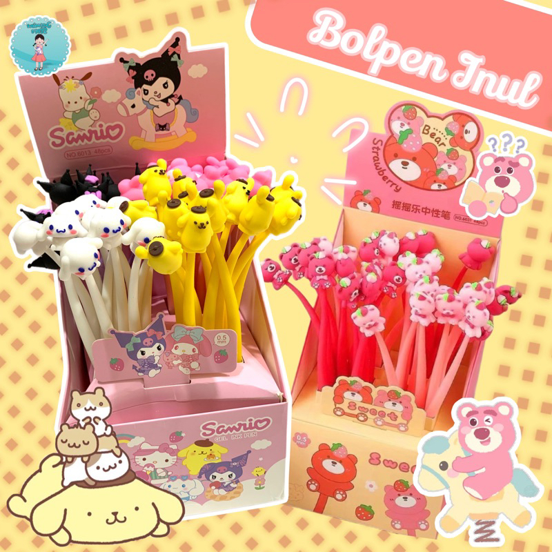 

Pulpen Sanrio Goyang/ Bolpen Sanrio Lentur Unik Lucu tinta gel hitam/Pen SANRIO Goyang-Goyang Cute Imut Alat Tulis Sekolah Anak Kekinian Stationary Fancy bisa Grosir dan COD Harga Termurah/pulpen goyang sanrio kuromi melody cinamoroll pompompurin