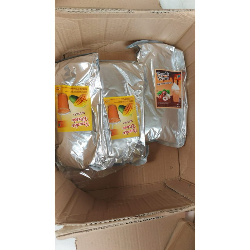 

powder drink, bubuk minuman rasa mangga / mango / choho hazelnut