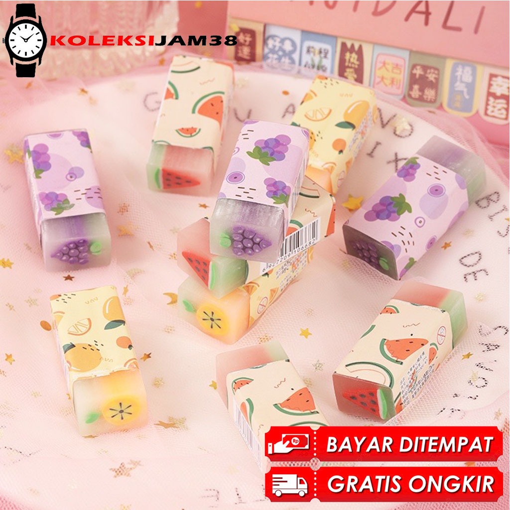 

BISA COD ! Penghapus Fruit Lucu / Penghapus Pensil Motif Buah Fruits Eraser / Fruits Eraser / Penghapus Motif Buah Murah