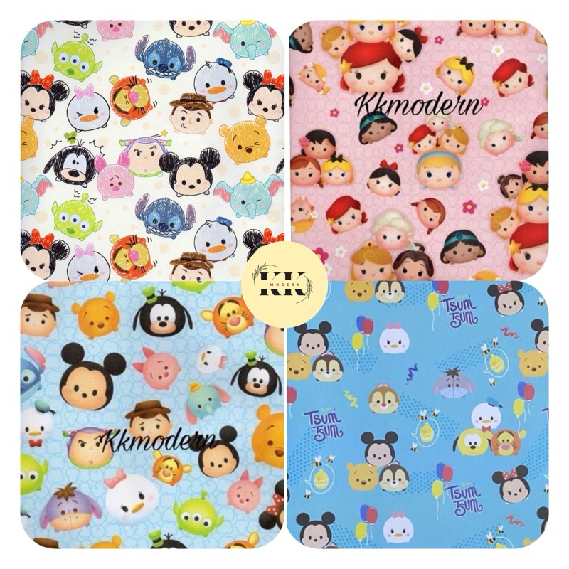 

KERTAS KADO SANSAN WAWA TSUM - TSUM