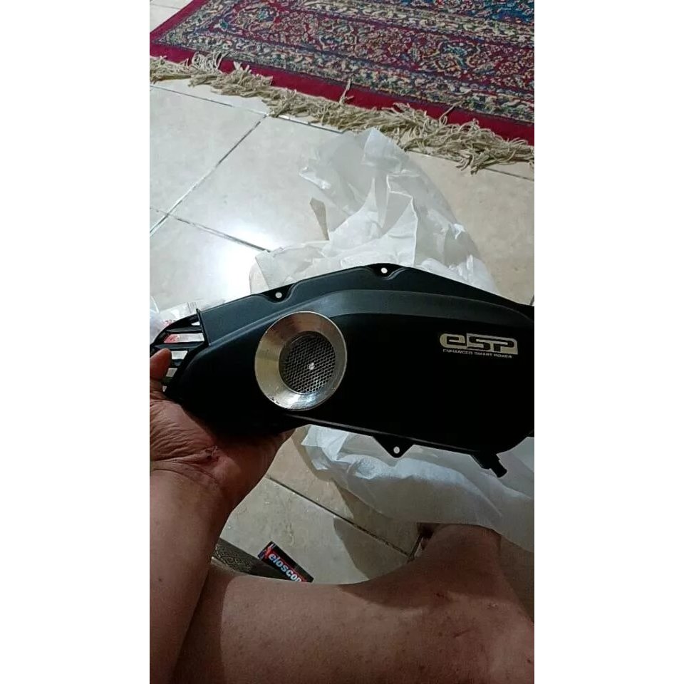 Cover filter veloscope honda vario 125 new silver spakbor kolong spion pendek vario 125 new