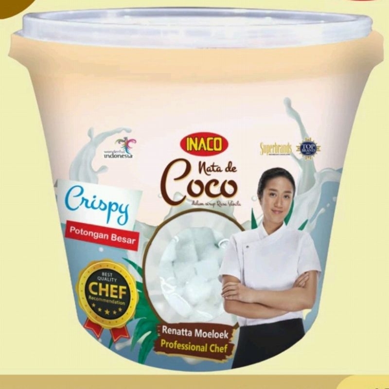 

INACO nata de COCO kemasan ember 1 kg