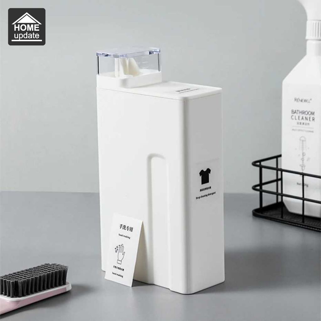 botol detergen cair wadah refill deterjen laundry softener aesthetic