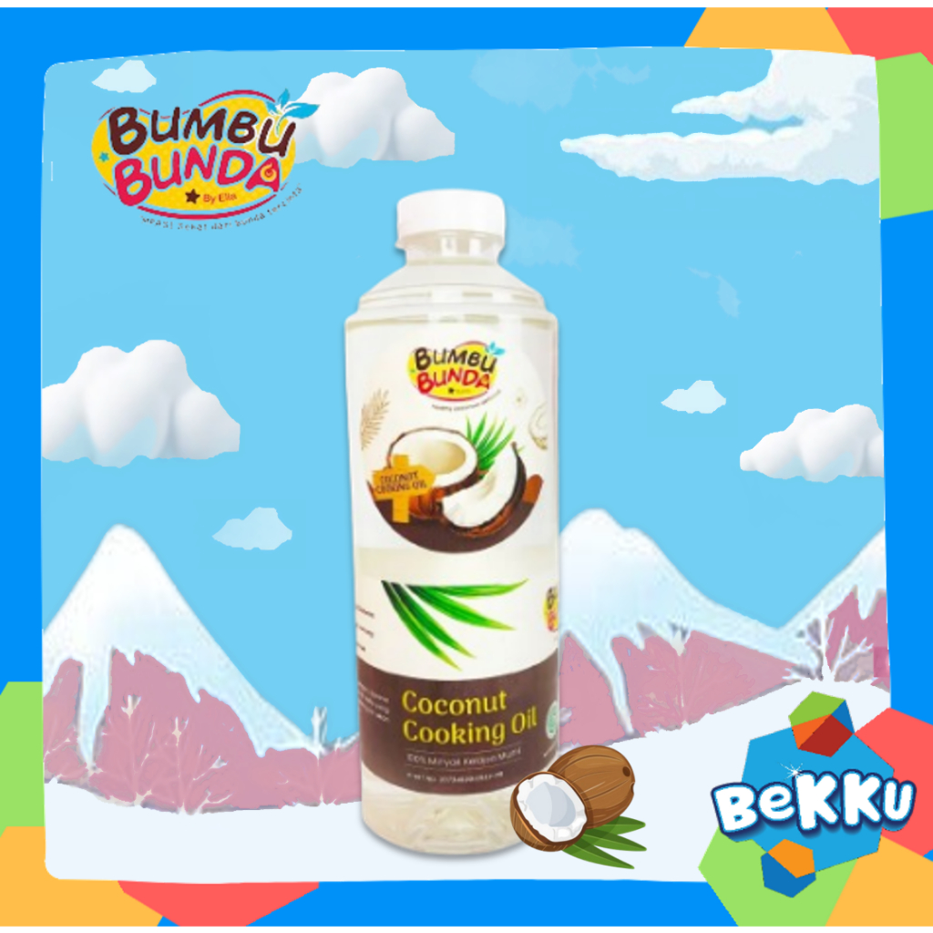 

Bumbu Bunda Elia Coconut Cooking Oil 500ml / BB Booster Mpasi / CCO / Minyak Kelapa Bayi / Bekku