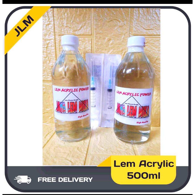 

LEM AKRILIK / ACRYLIC 500ML ± SUNTIKAN