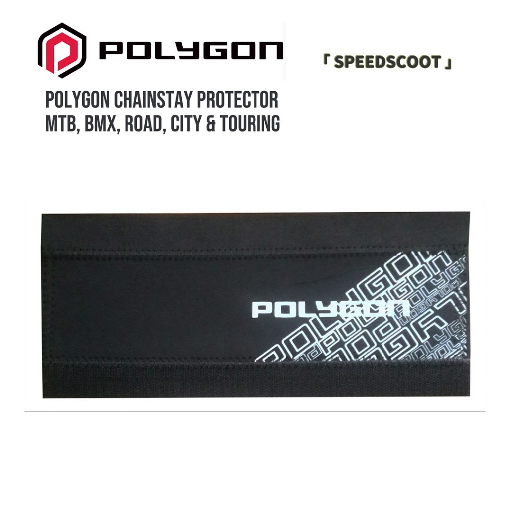 Polygon Chain Stay Protector Sepeda MTB BMX Road City Touring