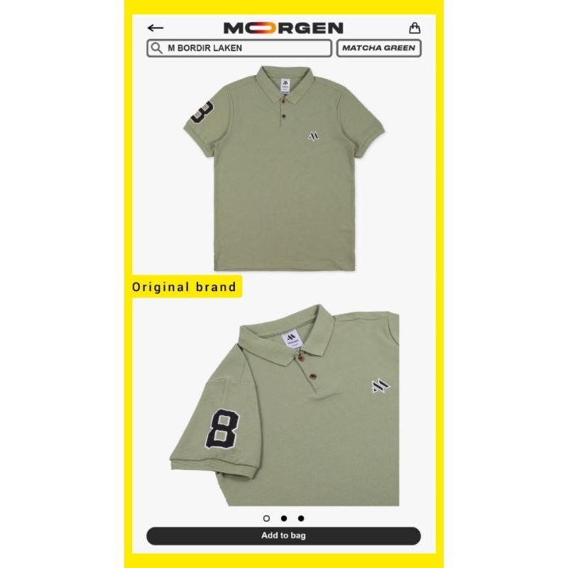 Kaos kerah polos pria nitrogen~morgen/kaos kerah/kaos polo/kaos distro