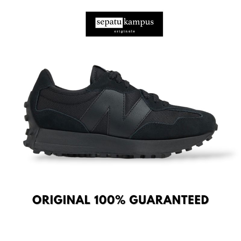 Sepatu New Balance 327 Full Black Lifestyle Men's Sneakers - MS327CTB