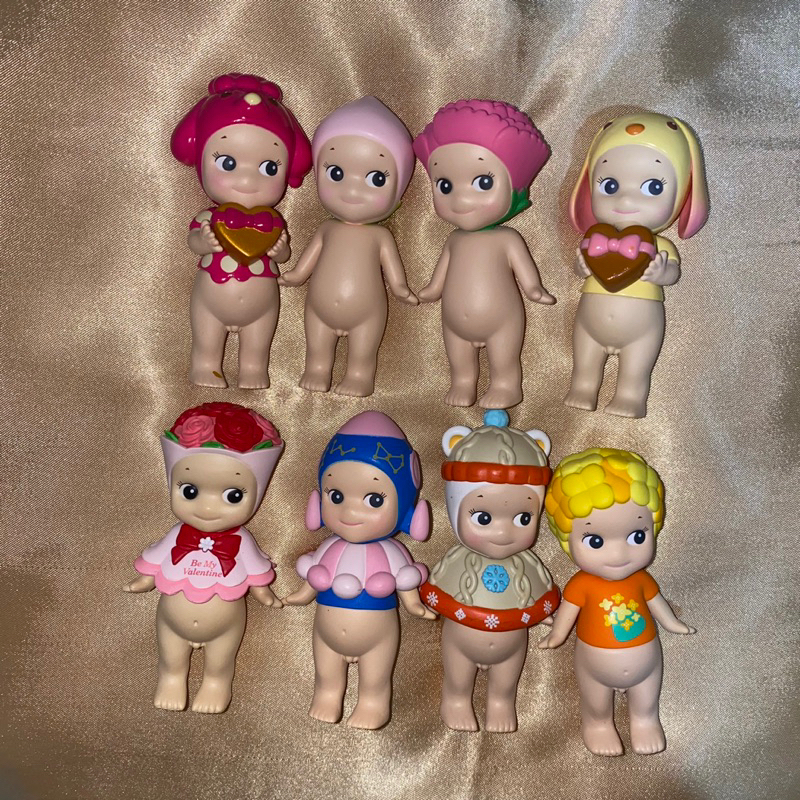 READY sonny angel secret poodle peach carnation rocket lop