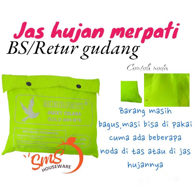 Jas hujan merpati Gold Win - Mantel hujan merk merpati - Kresek hujan - Supplier Konveksi Surabaya -