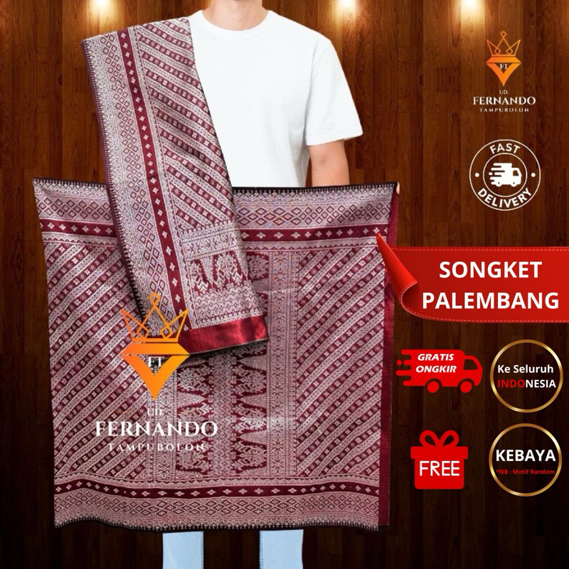 Songket Palembang Kain Tenun Asli Tangan Pakaian Pesta Tradisional Terlaris By Fernando Songket