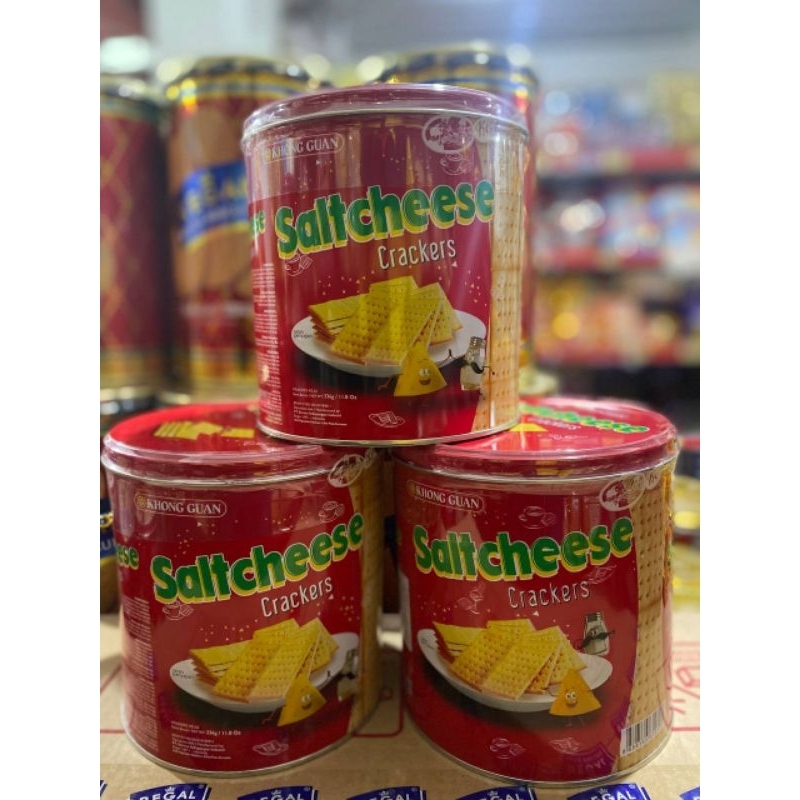 

Khong Guan Saltcheese cracker kaleng 336 gram