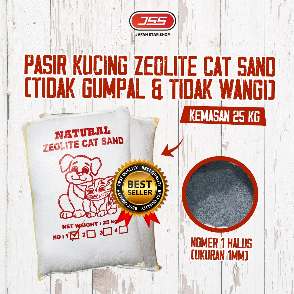 ADY78 Pasir Zeolit Pasir Kucing 25 Kg Pasir Hamster Pasir Anjing Lokal GOSEND GRAB