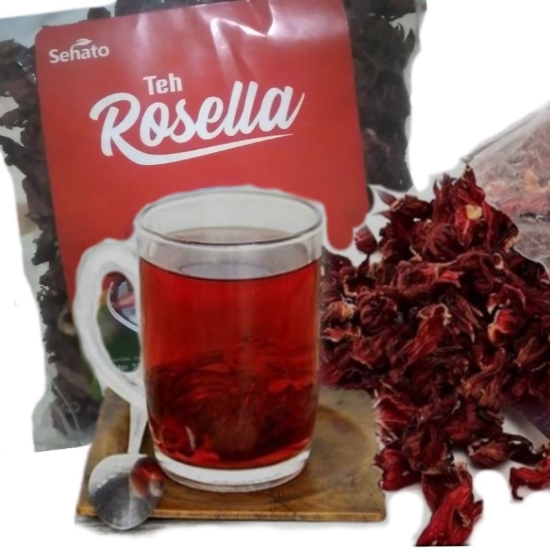 

Bunga Rosella Merah Kering Sehato 100gr