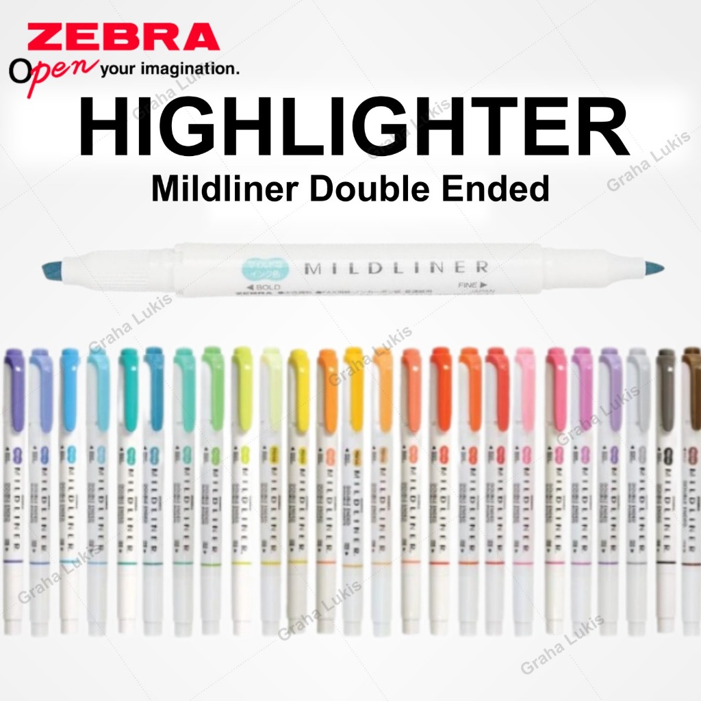 

Zebra Mildliner Double-Sided Highlighter Pastel