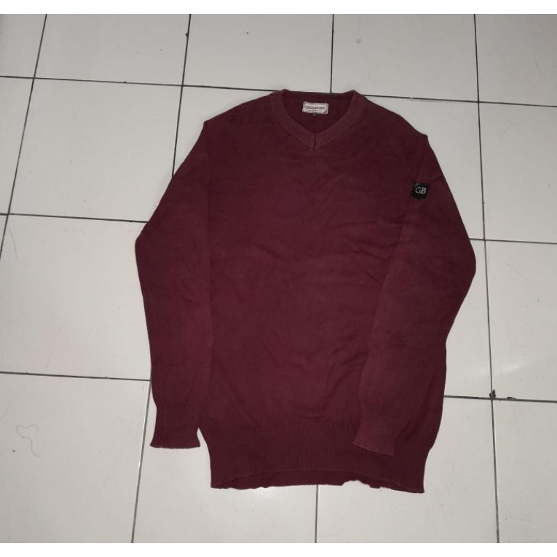 JACKET GINGHAMBOX | PRIA | WANITA | CREWNECK GINGHAMBOX MARRON