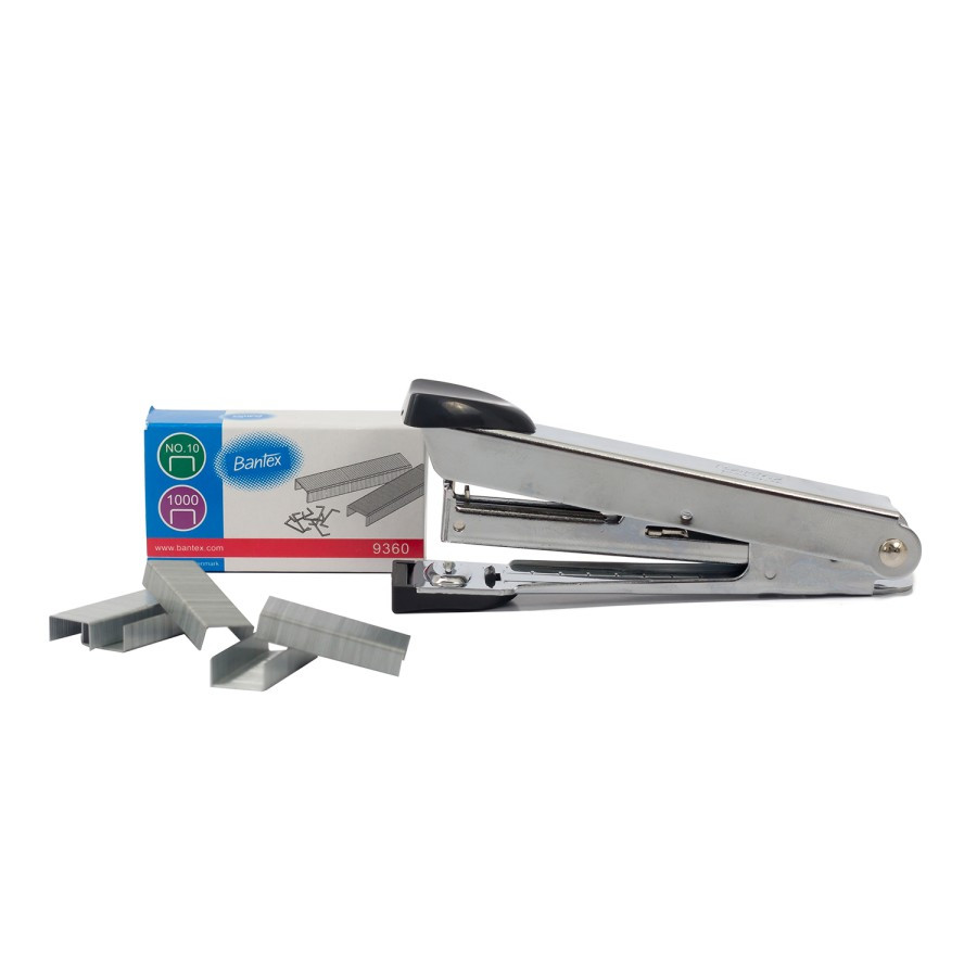 

Bantex Mini Stapler Chrome (Including Staples no.10) # 9331 00 (pcs)