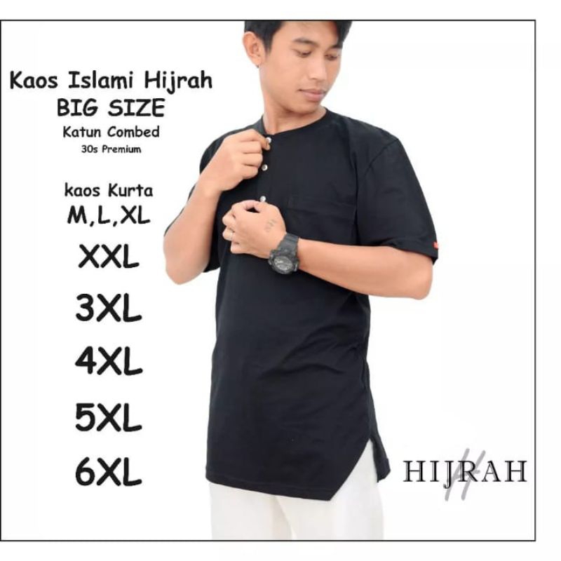 Kaos Kurta Koko Muslim Dakwah Pria Wanita Big Size Jumbo Ready S-6XL S M L XL XXL XXL XXXXL XXXXXL X