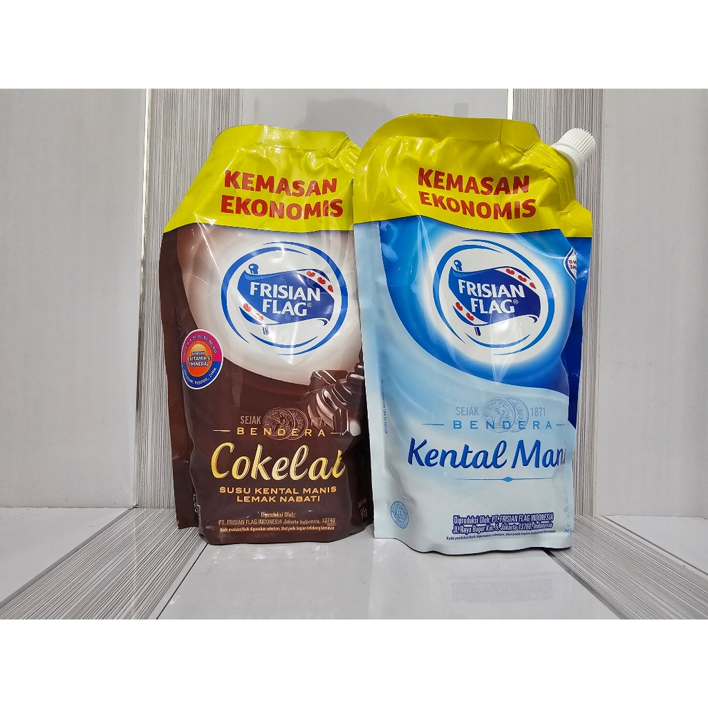 

Frisian Flag Bendera Kental Manis Pouch 545g Putih / Coklat