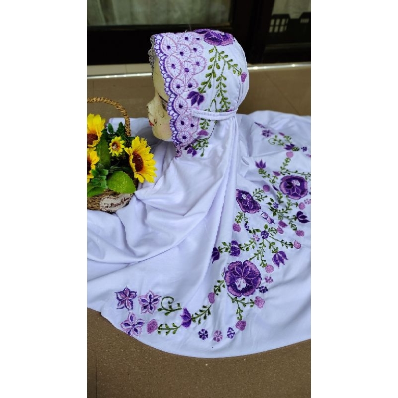 MUKENA TERUSAN ANAK || POLINO BORDIR ANAK