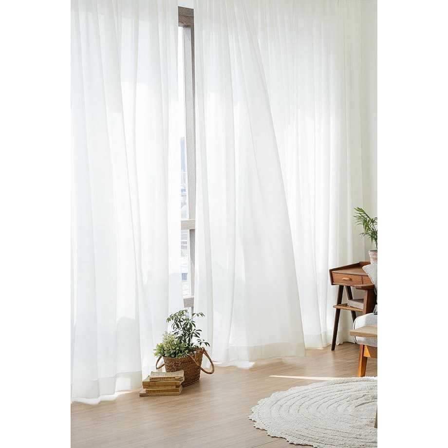 Vitrase voil polos putih vitrase gorden lapisan gorden dalam gorden tipis buat lapisan siang hari