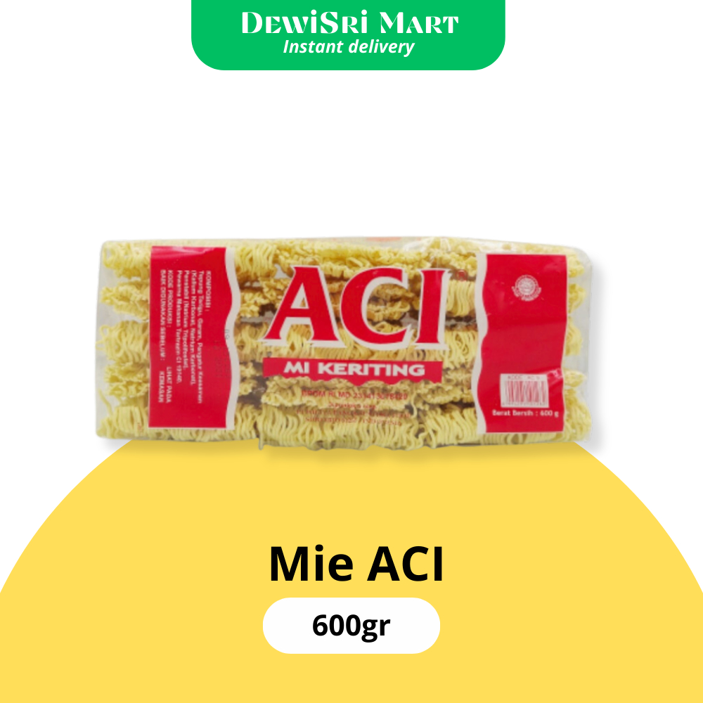 

Mie ACI 600gr - Dewi Sri Mart