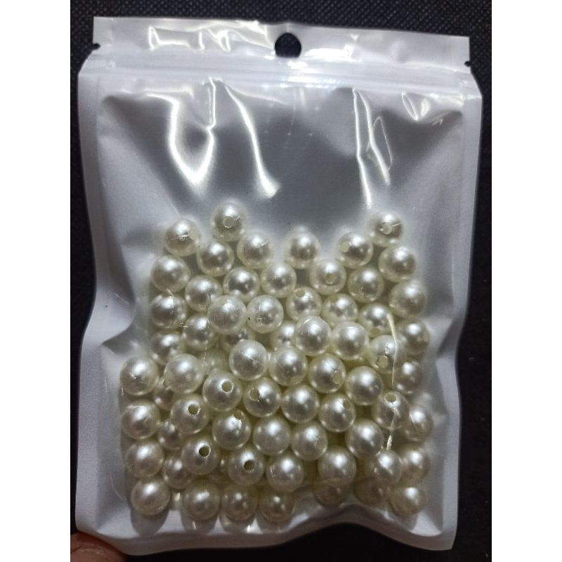 50 gr mote Mote ABS 10mm putih