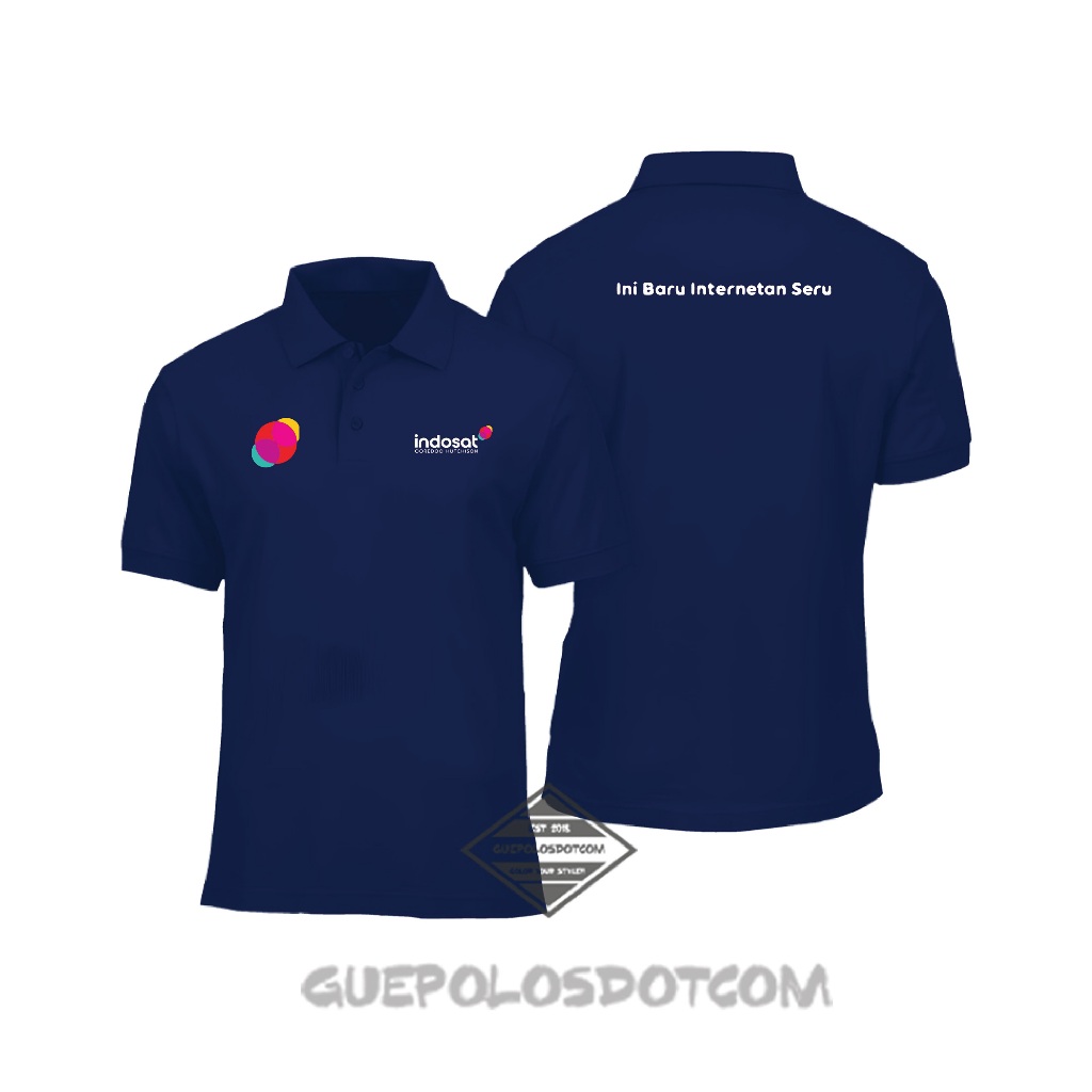 POLOSHIRT KERAH INDOSAT OOREDOO HUTCHISON - poloshirt indosat ooredoo hutchison murah - guepolos