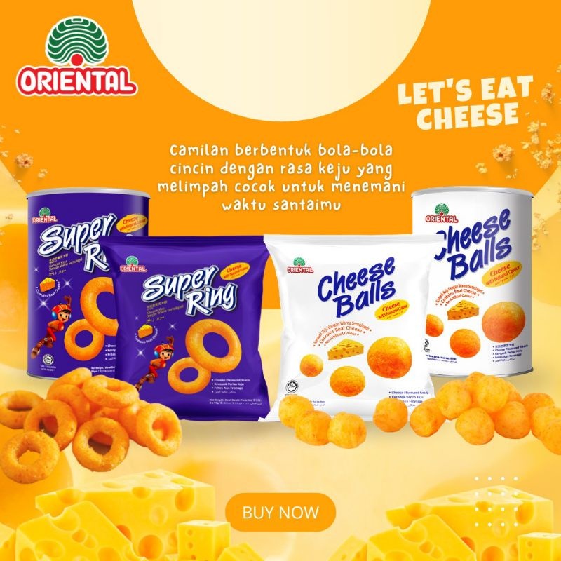 

Oriental Cheese Balls / Super Ring 60gr & 80gr