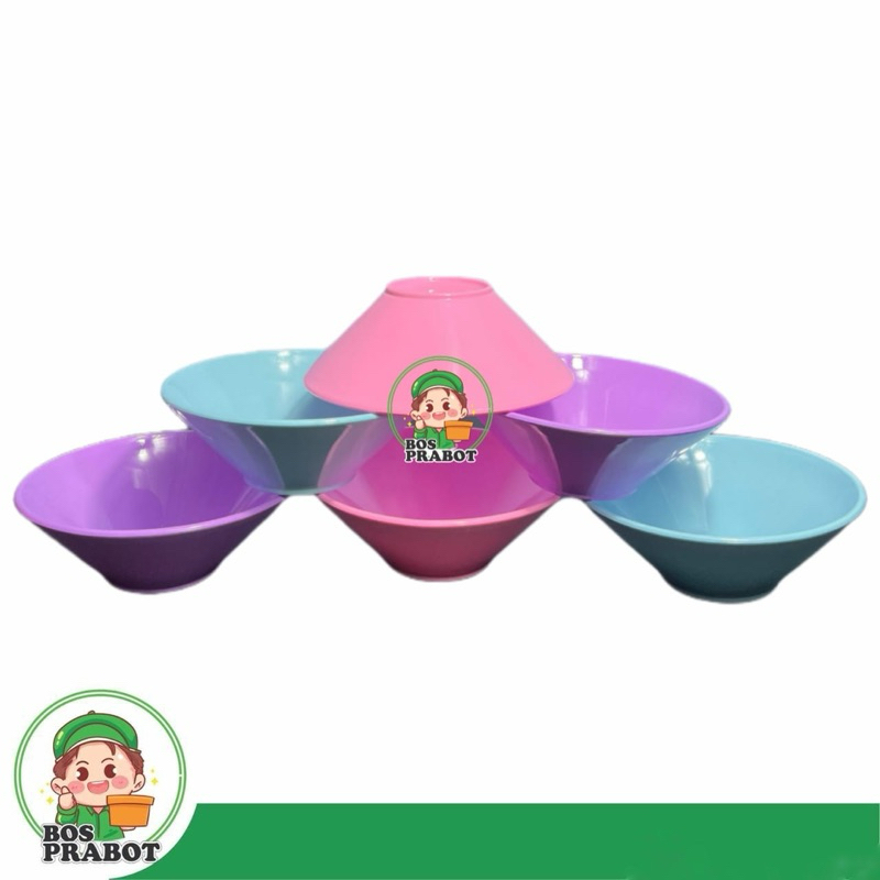 MANGKOK MELAMIN 7INCH / MANGKOK MAKAN MELAMIN / MANGKOK SOP MELAMIN / MANGKOK MIE BAKSO MELAMINE