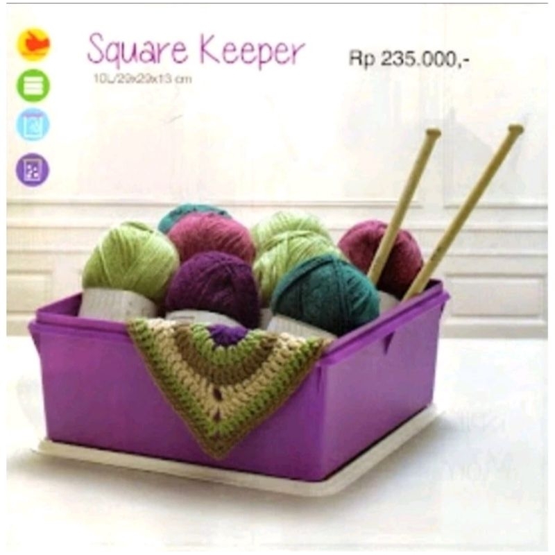 Tupperware Square Keeper