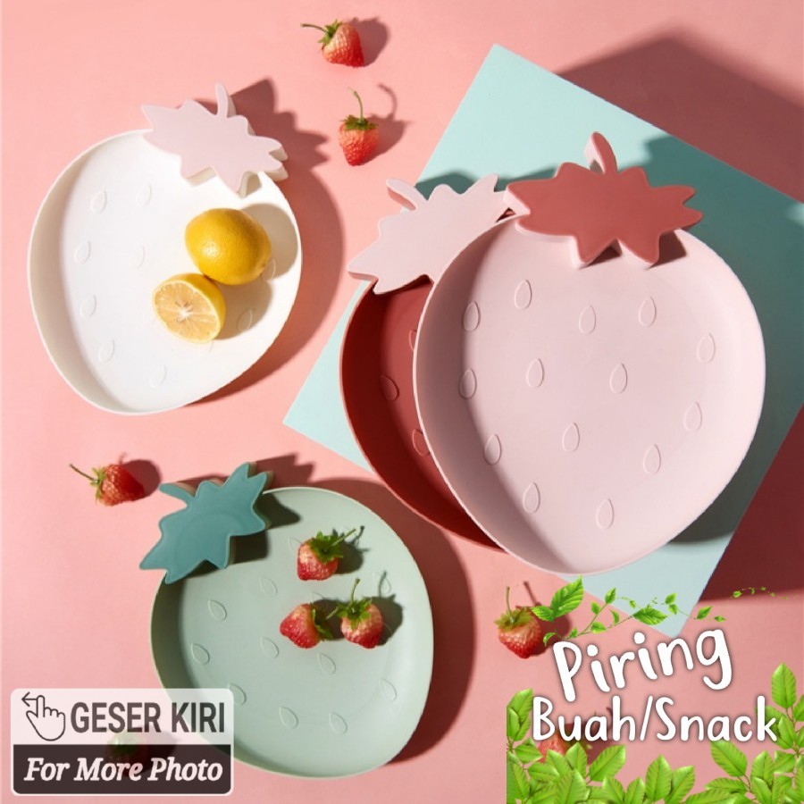 Piring Plastik Tempat Buah Snack Unik Fruit Snack Plate Piring Buah