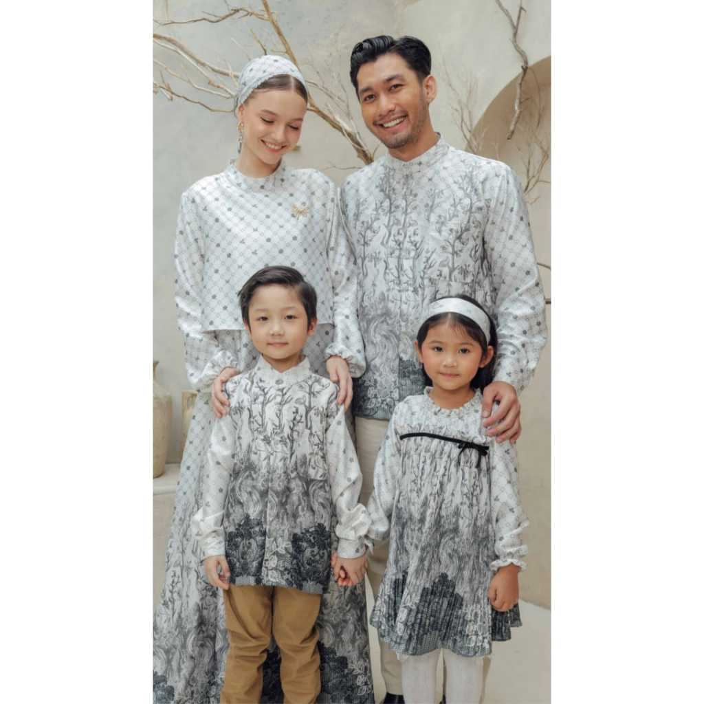 Harlowkids Family Set Alexander A | Family Set Lebaran 2024 | Baju Couple Keluarga | Baju Muslim Cou