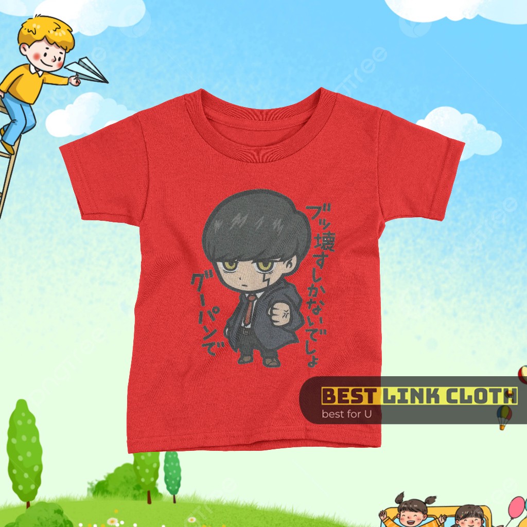 BAJU KAOS ATASAN ANAK MASHLE MASH BURNEDEAD